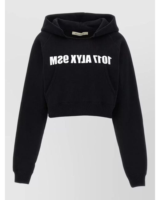 1017 ALYX 9SM Black Logo Print Hoodie