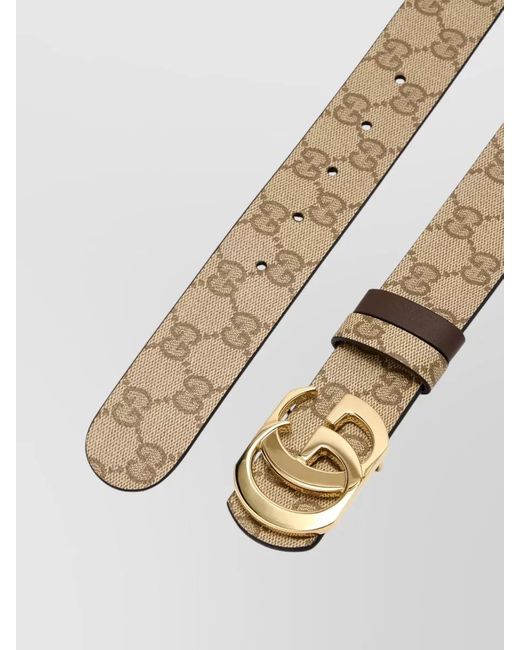 Gucci Metallic Adjustable Straight Belt W 35 Length Feature for men