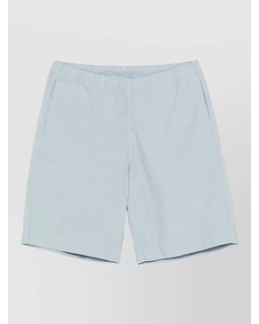 Paul Smith Blue Beachwear Shorts Elasticated Waistband Rear Pockets for men