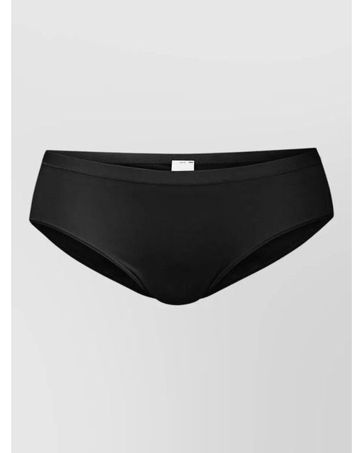 Calida Black Mid Rise Seamless Underwear Brief