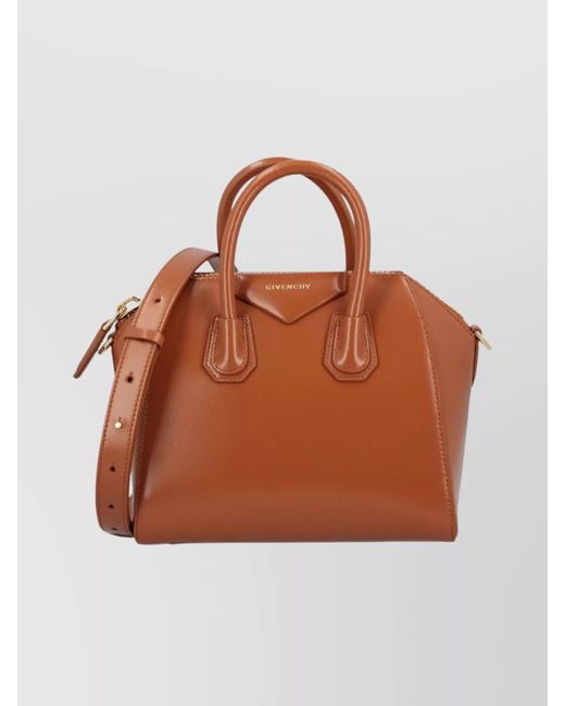 Givenchy Brown Stylish Shoulder Bags Top Handles