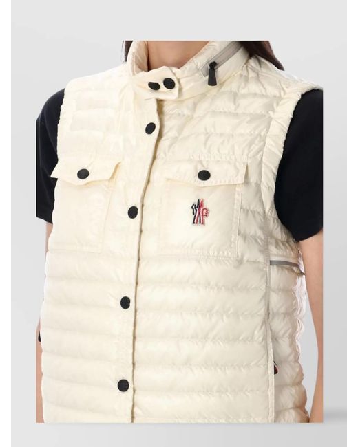 Moncler Natural Quilted Down Vest
