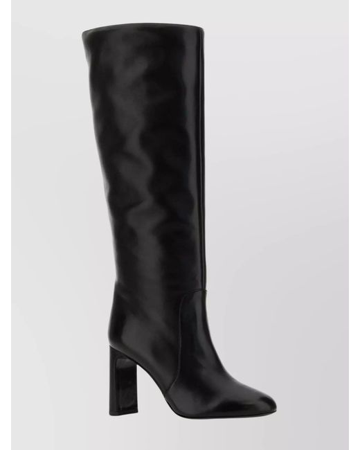 Stuart Weitzman Black Leather Ankle Boots