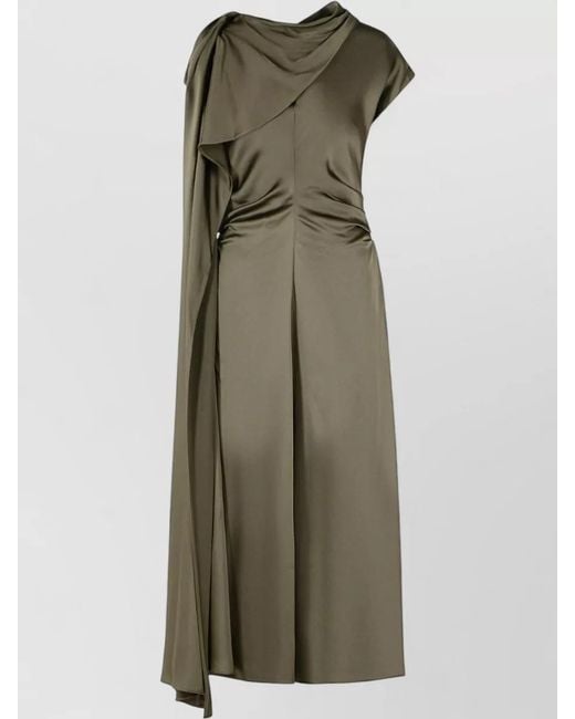 Jonathan Simkhai Green 'Jacka' Satin Midi Dress
