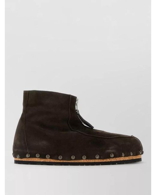 Magliano Brown Suede Leather Ankle Boots for men