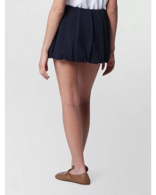 DUNST Blue Relaxed Shorts Elastic Waistband Side Pockets
