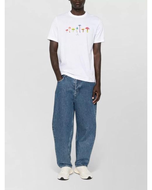 Paul Smith White Cotton T-Shirt for men