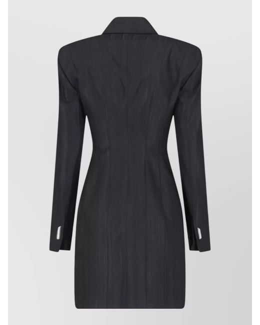 Dondup Black Virgin Wool Suit Jacket