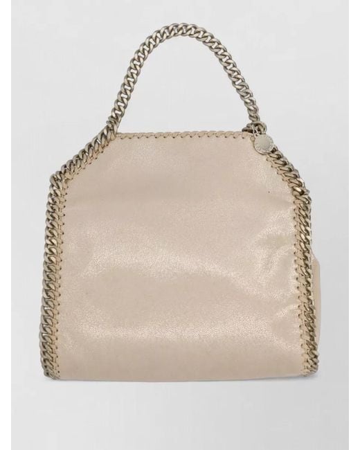 Stella McCartney Natural Falabella Mini Shoulder Bag