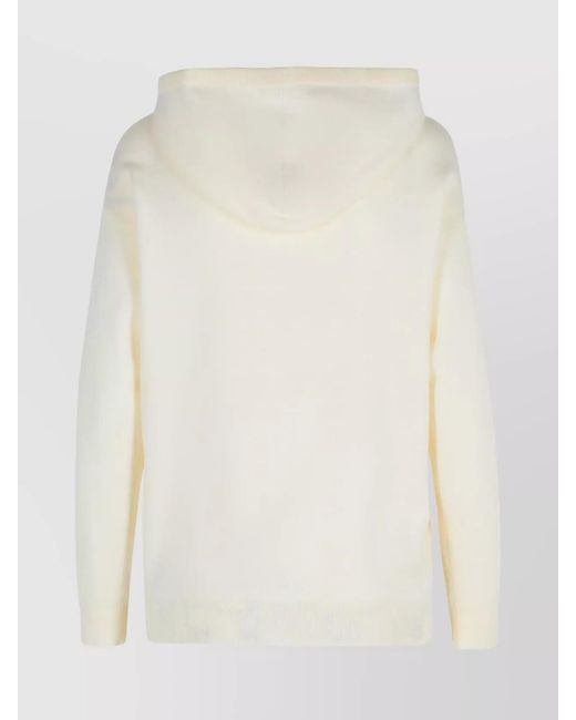 Max Mara White Virgin Wool Sweater