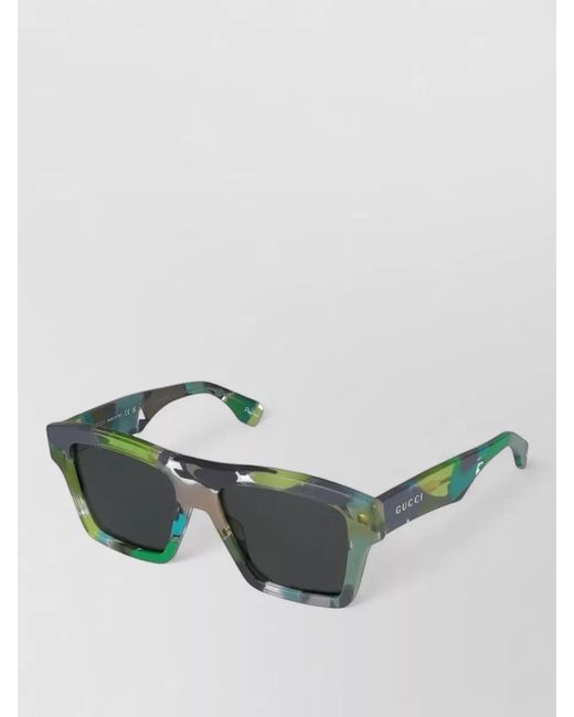 Gucci Green Sunglasses Gg1623S 001 Square Frame for men