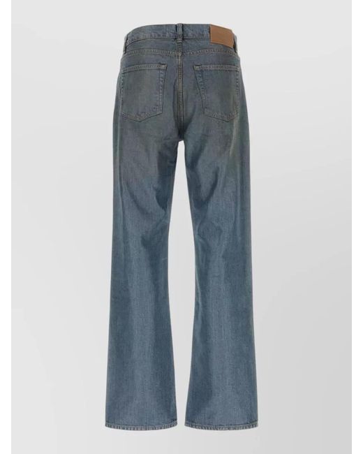Our Legacy Blue Denim Straight Leg Jeans Faded Wash for men