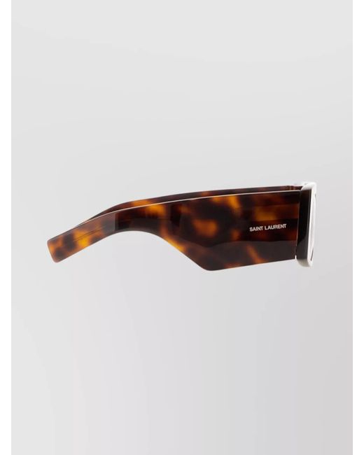 Saint Laurent Gray Acetate Eyeglasses
