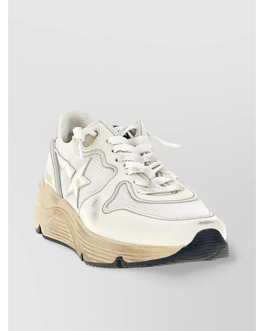 Golden Goose Deluxe Brand Natural Leather Low-Top Sneakers
