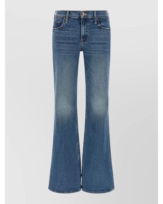 Mother Blue Jinx High Waist Flared Denim Jeans
