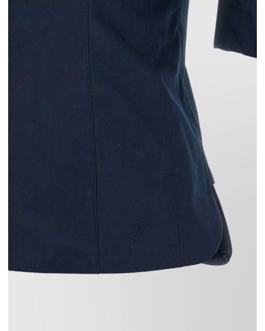 Jacquemus Blue Harvest Panel Short Sleeve Shirt Jacket
