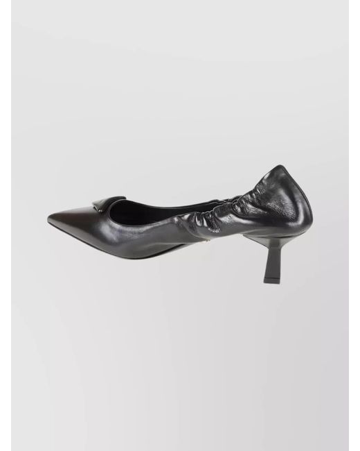 Prada Multicolor Leather Pointed-Toe Pumps