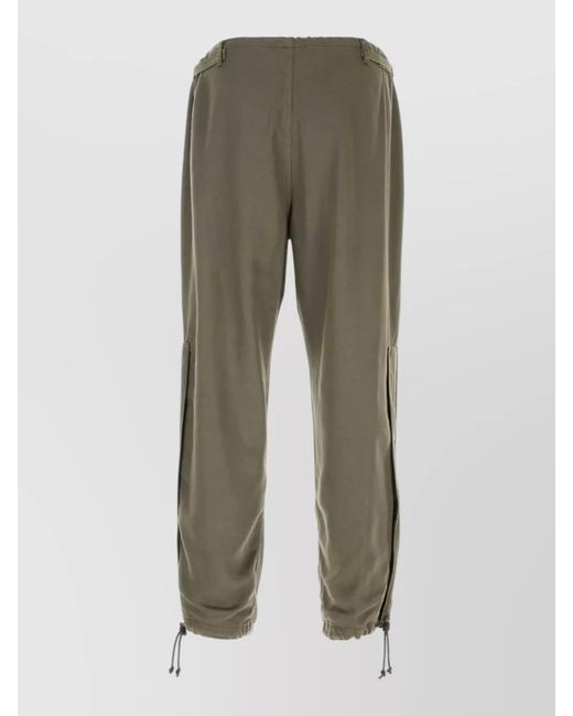 Magliano Green Lyocell Cargo Track Pants for men