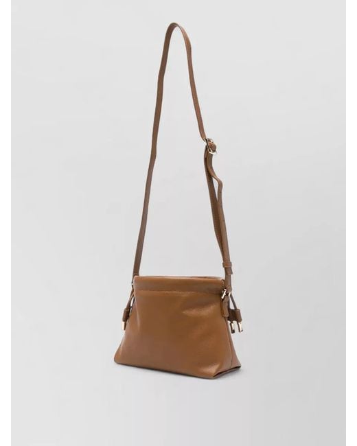 A.P.C. Brown Ninon Small Cross-Body Bag