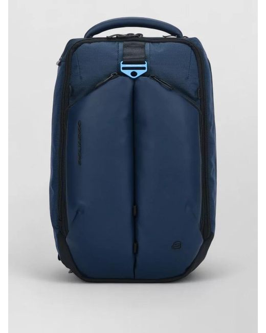 Piquadro Blue Laptop Backpack 14 Inch Two Compartments