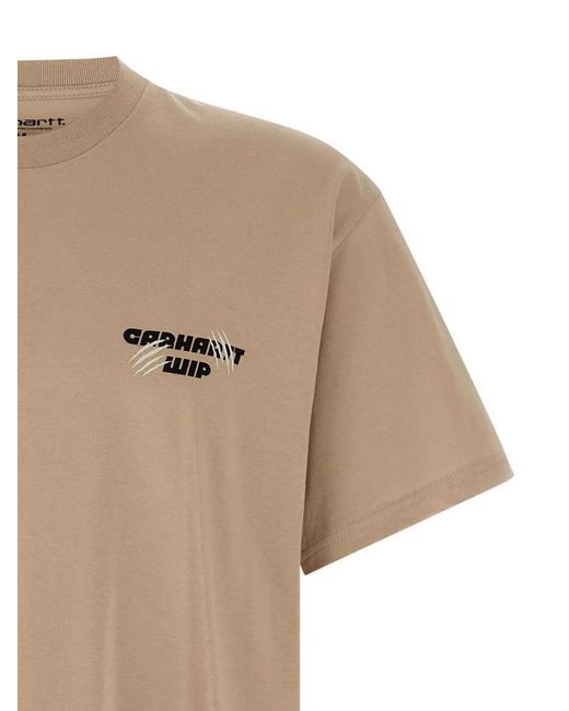 Carhartt Natural Organic Cotton Logo Print Short-Sleeve T-Shirt for men