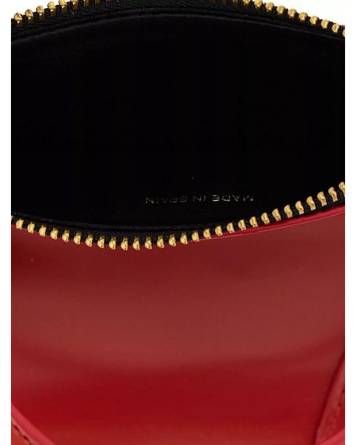 Comme des Garçons Red Leather Purse