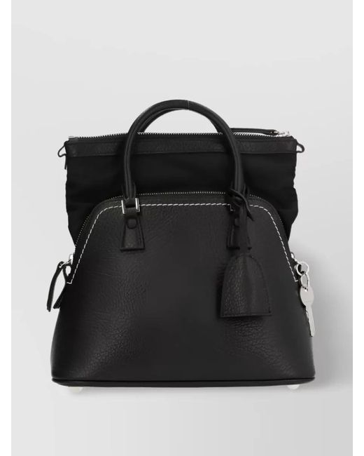 Maison Margiela Black 5Ac Mini Leather Shoulder Bag