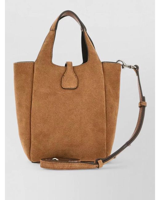 Hogan Brown H-Bag Tote Bag