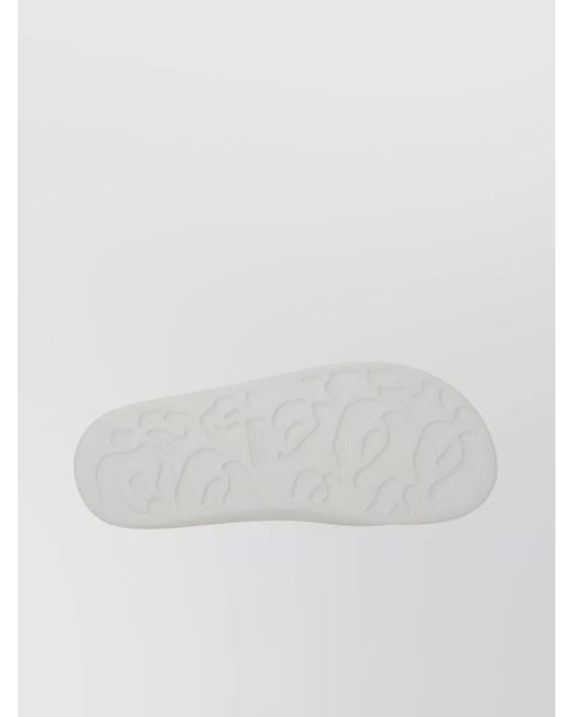 McQueen White Oversized Sandals