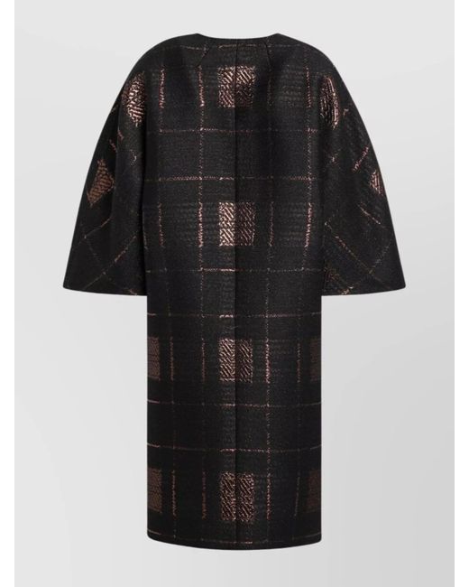 Max Mara Black Cocoon Coat