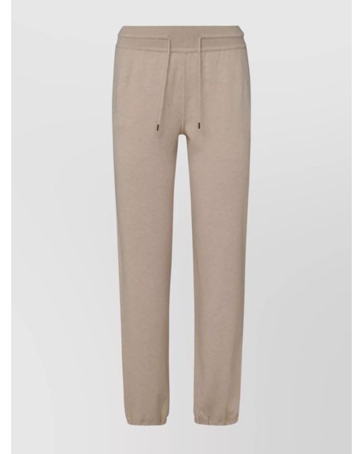 Loro Piana Natural Relaxed Fit Trousers Elastic Waistband