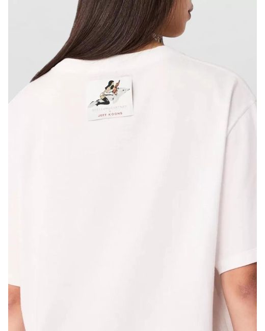 Stella McCartney White Cotton Graphic Print T-Shirt