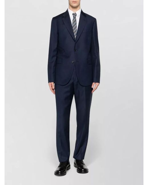 Paul Smith Blue Wool Single-Breasted Suit for men