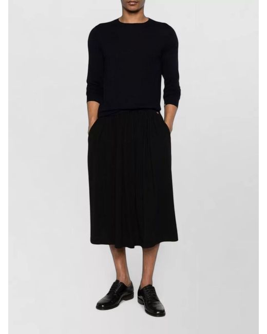 Extreme Cashmere Blue Wool Cashmere Crewneck Sweater Long Sleeves