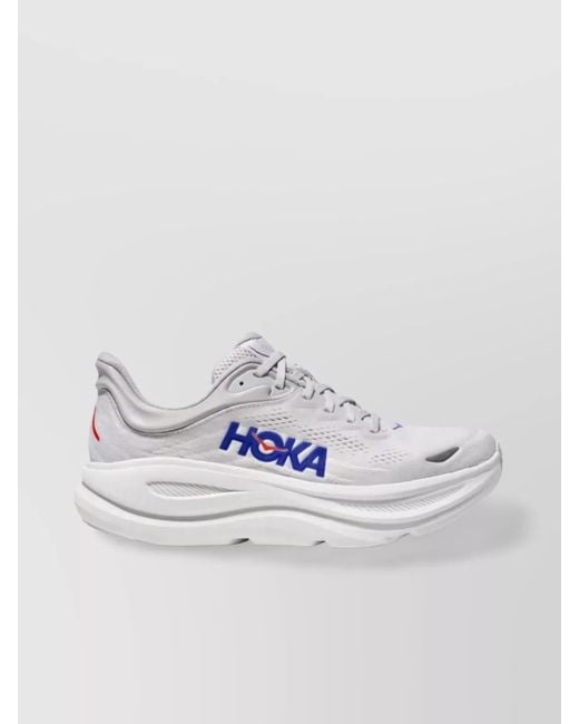Hoka One One Multicolor Mesh Upper Low Top Sneakers for men