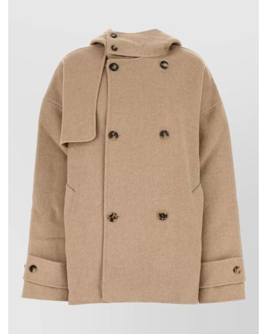 J.W. Anderson Natural Wool Coat