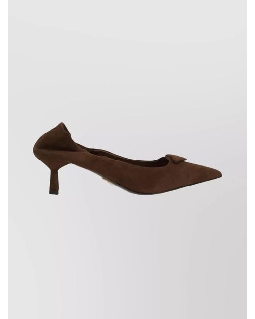 Prada Multicolor Suede Leather Pumps