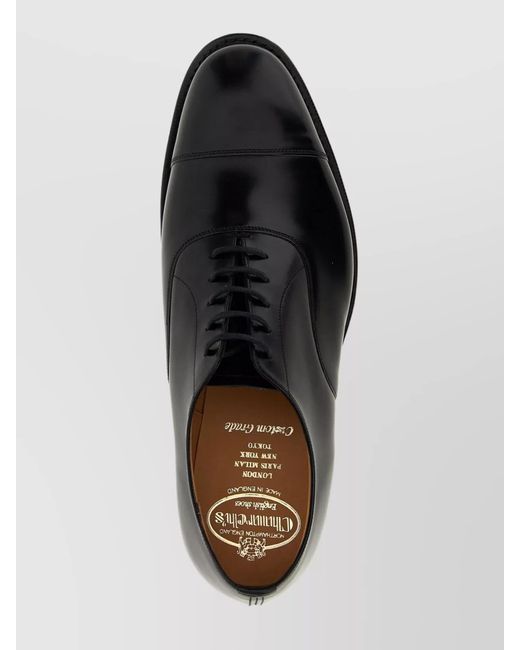 Church's Black Leather Lace-Up Shoes for men