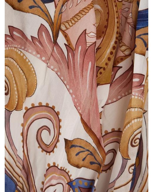 Farm Rio Multicolor Floral Cotton Blend Dress Button Waist