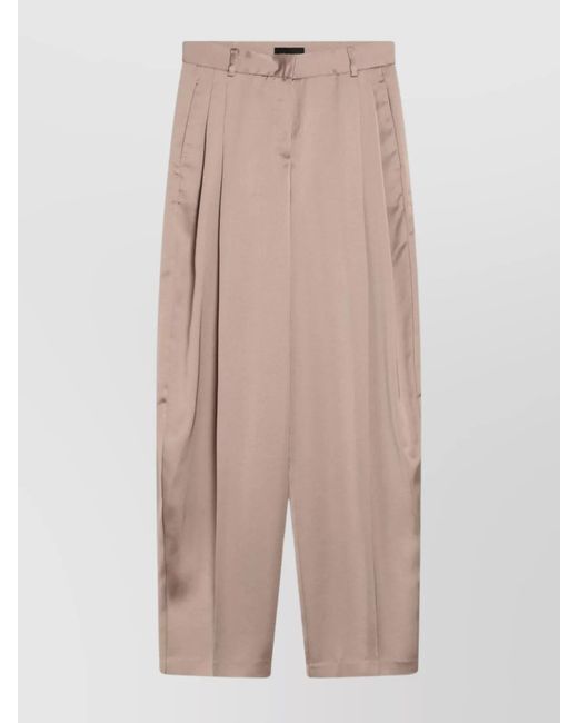 ANDAMANE Natural Wide-Leg Trousers