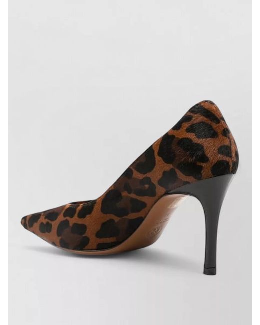 Roberto Festa Brown High Heel Pumps Leopard Print Pointed Toe