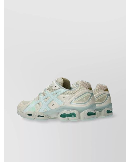 Asics Multicolor Synthetic Leather Gel-Nimbus 9 Low-Top Sneakers