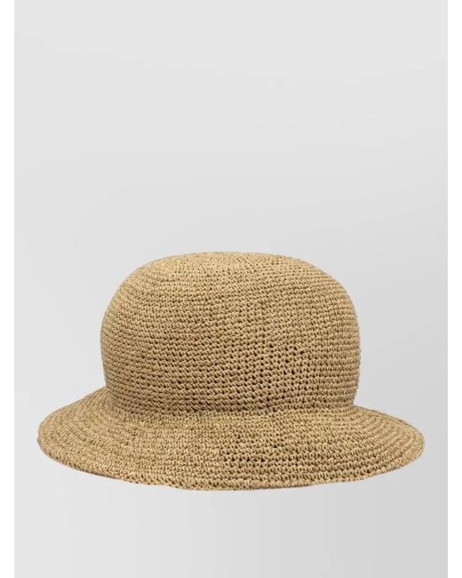 Nonnative Natural Bucket Hat Paper Design Wide Brim for men