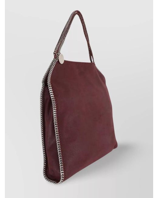 Stella McCartney Red Falabella Babybella Polyester Shoulder Bag
