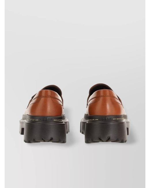 Hogan Brown Leather Loafers
