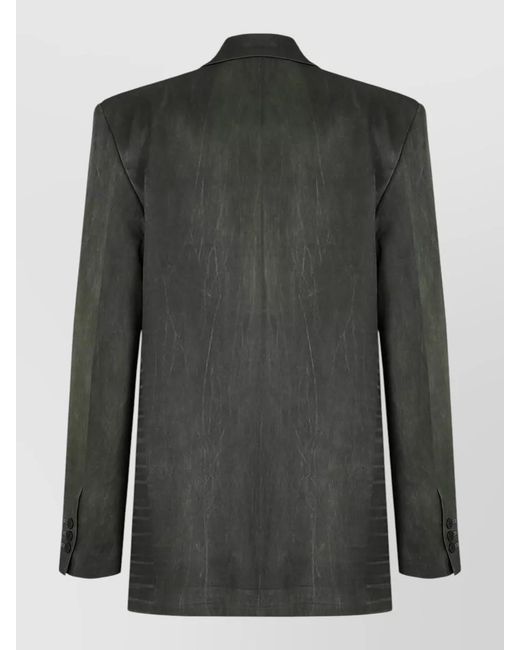 Seafarer Black Astro Jacket Back Vent Button Cuffs