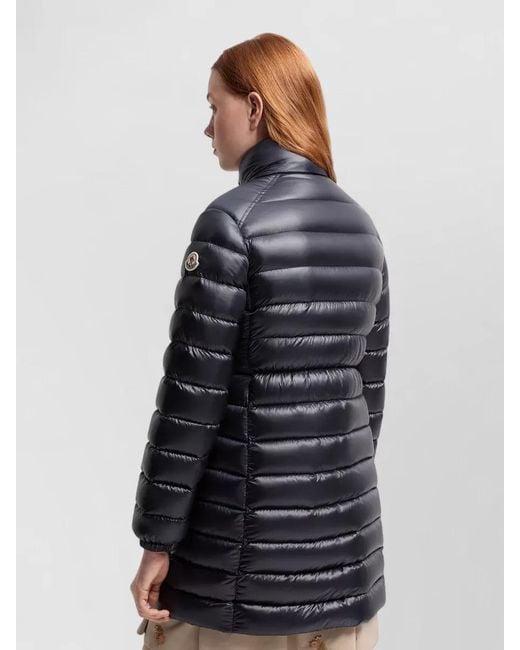 Moncler Blue Long Down Puffer Jacket