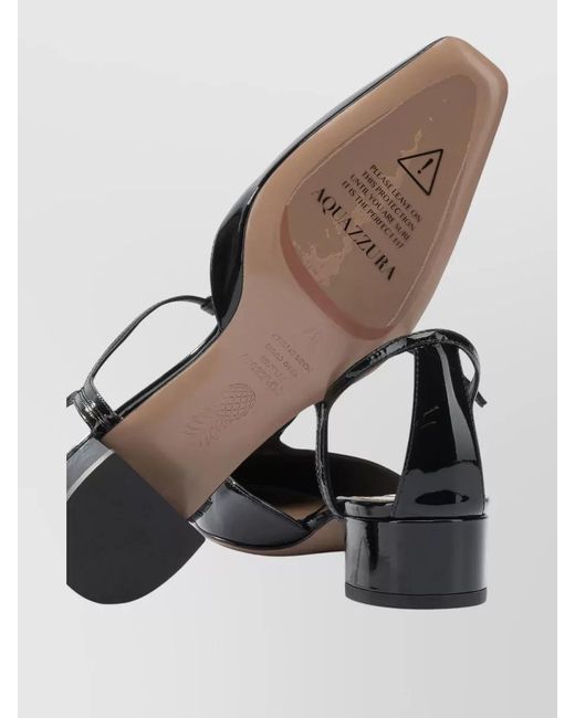 Aquazzura Multicolor Sorbonne 35 Mm Pumps Block Heel