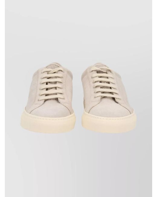 Common Projects Natural Low-Top Suede Sneakers Rubber Sole for men