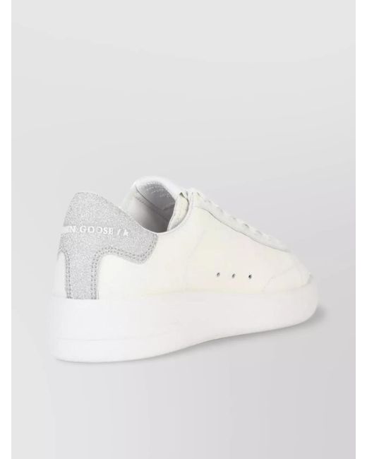 Golden Goose Deluxe Brand White Leather Low-Top Sneakers